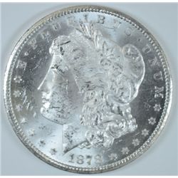 1878-CC MORGAN SILVER DOLLAR, MS-63 BLAST WHITE