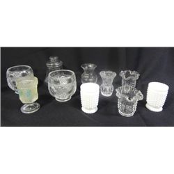 LOT OF MISC GLASSWARE