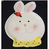 Image 2 : BUNNY PLATE, CREAM COLORED CREAMER, CERAMIC SHOE AND MINI VASE