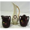 Image 1 : CREAM AND SUGAR SALT AND PEPPER SHAKERS AND COLUMBIA COLLEGE COLLECTIBLE EWER