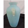 Image 2 : LARGE AND HEAVY GREEK STYLE GLASS VASE WITH APPLIED HANDLES