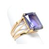 Image 1 : 18kt Large Synthetic Alexandrite Ring