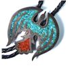 Image 2 : Native American Inlay Silver Bolo