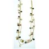 Image 1 : 14kt Yellow Gold Three Strand Necklace