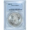 Image 1 : 1883-O MORGAN SILVER DOLLAR, PCGS MS-64+   BLAST WHITE