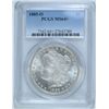 Image 1 : 1885-O MORGAN SILVER DOLLAR, PCGS MS-64+  BLAST WHITE