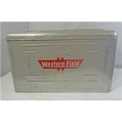 WESTERN FIELD METAL ICE CHEST