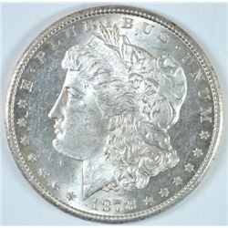 1878-S MORGAN SILVER DOLLAR, MS-63  WHITE