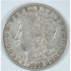 1888-S MORGAN DOLLAR XF-AU 45 NICE