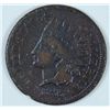 Image 1 : 1877 INDIAN CENT, VG+  DARK AND POROUS  ( KEY DATE )