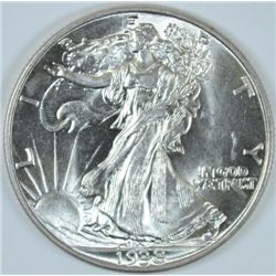 1938 WALKING LIBERTY HALF DOLLAR, MS-64  BLAST WHITE