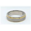 Image 1 : Titanium and Diamond Rotating Band Ring