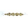 Image 1 : New German Silver Bracelet with Faceted Tigers Eye 7" long