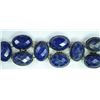 Image 2 : New German Silver Bracelet with Lapis. 7" long