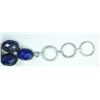Image 3 : New German Silver Bracelet with Lapis. 7" long