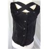Image 1 : VINTAGE LADIES VELOUR LADIES TANK TOP. BOTH SIDES ARE RIPPED AT THE SEAM,
