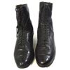 Image 2 : VICTORIAN BLACK LEATHER LACE UP LADIES BOOTS