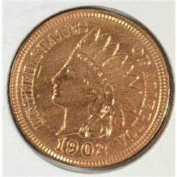 1902 INDIAN HEAD CENT MS64 RED