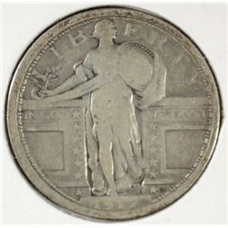 1917 T1 STANDING LIBERTY QUARTER VG