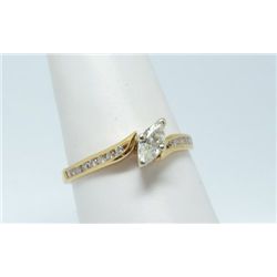 14kt CZ Diamond Fashion Ring