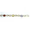 Image 2 : 14kt Multi Gemstone Bracelet