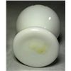 Image 9 : FLORAL MILK GLASS MINIATURE OIL LAMP WITH HAND PAINTED  PRINCESS AND FLOWERS