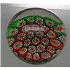 Image 2 : Vintage Red and Green Millefiori Cane Paperweight