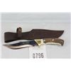 Image 3 : Hen and Rooster Sheathed Stag Handle Knife