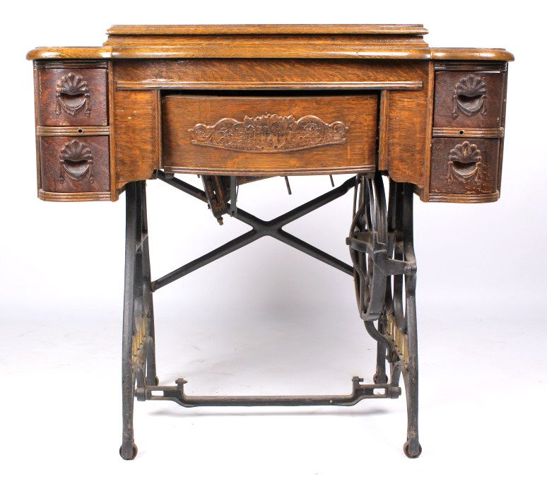 Vintage White Brand Sewing Machine | EBTH Vintage White Brand Sewing Machine | EBTH