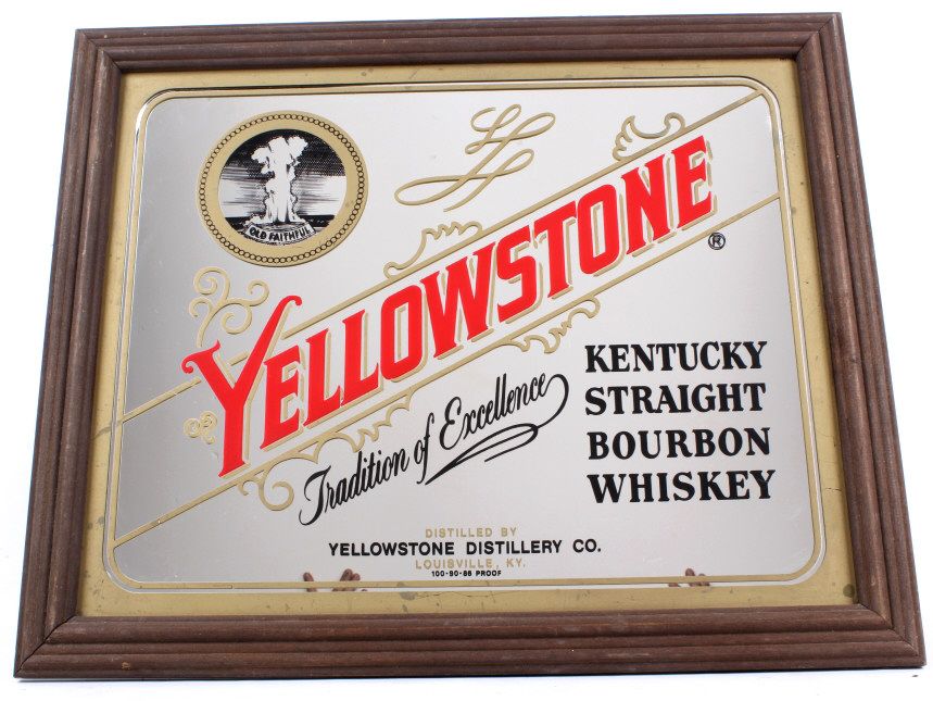 Yellowstone Whiskey Mirror
