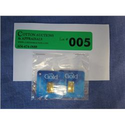 2 x .999 solid gold certified bars