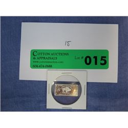 .999 silver American mint buffalo bar