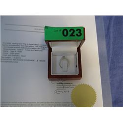 .67 carat South American emerald solitaire ring