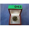 Image 1 : Solid bronze grim reaper ring with makers mark