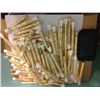 Image 1 : 100 LARGE 4" VIALS GOLD FLAKES
