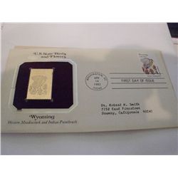 1982 GOLD STAMP FIRST DAY OF ISSUE