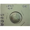 Image 1 : 1853 ARROWS SEATED LIBERTY HALF DIME