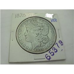 1878-7TF MORGAN SILVER DOLLAR