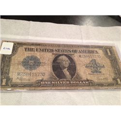 1923 $1 SILVER CERTIFICATE LARGE NOTE