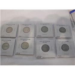 8 OLD JEFFERSON NICKLES 1939-1959