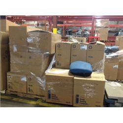 LARGE LOT OF LIGHT BLUE THEATRE SEATS