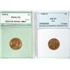 Image 1 : 1939-D NNC MS67 RED & 1939-S NTC MS68 RB LINCOLN CENTS