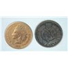 Image 2 : 10-1874 INDIAN ONE CENT CULL-AG AND 10-1873 INDIAN ONE CENT CULL-AG