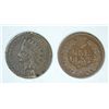 Image 2 : 12-1875 INDIAN ONE CENT CULL-AG AND 10-1874 INDIAN ONE CENT CULL-AG