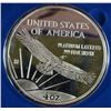 Image 2 : 4 OZ .999 SILVER 1999 PLATINUM LAYERED