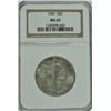 Image 1 : 1947 WALKING LIBERTY HALF DOLLAR, NGC MS-65  GEM!