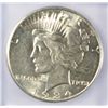 Image 2 : 1934-D PEACE SILVER DOLLAR, ICG MS-61   WHITE