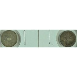 1851 & 1856 THREE CENT SILVER VG & AG