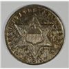 Image 1 : 1872 THREE CENT SILVER CH BU++ TONED