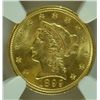 Image 2 : 1899 $2.50 LIBERTY GOLD, NGC MS-65 GEM CHERRY, LUSTER